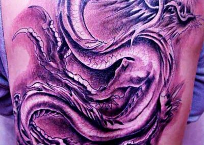 Detailed black and gray ink by Scott Hankins
