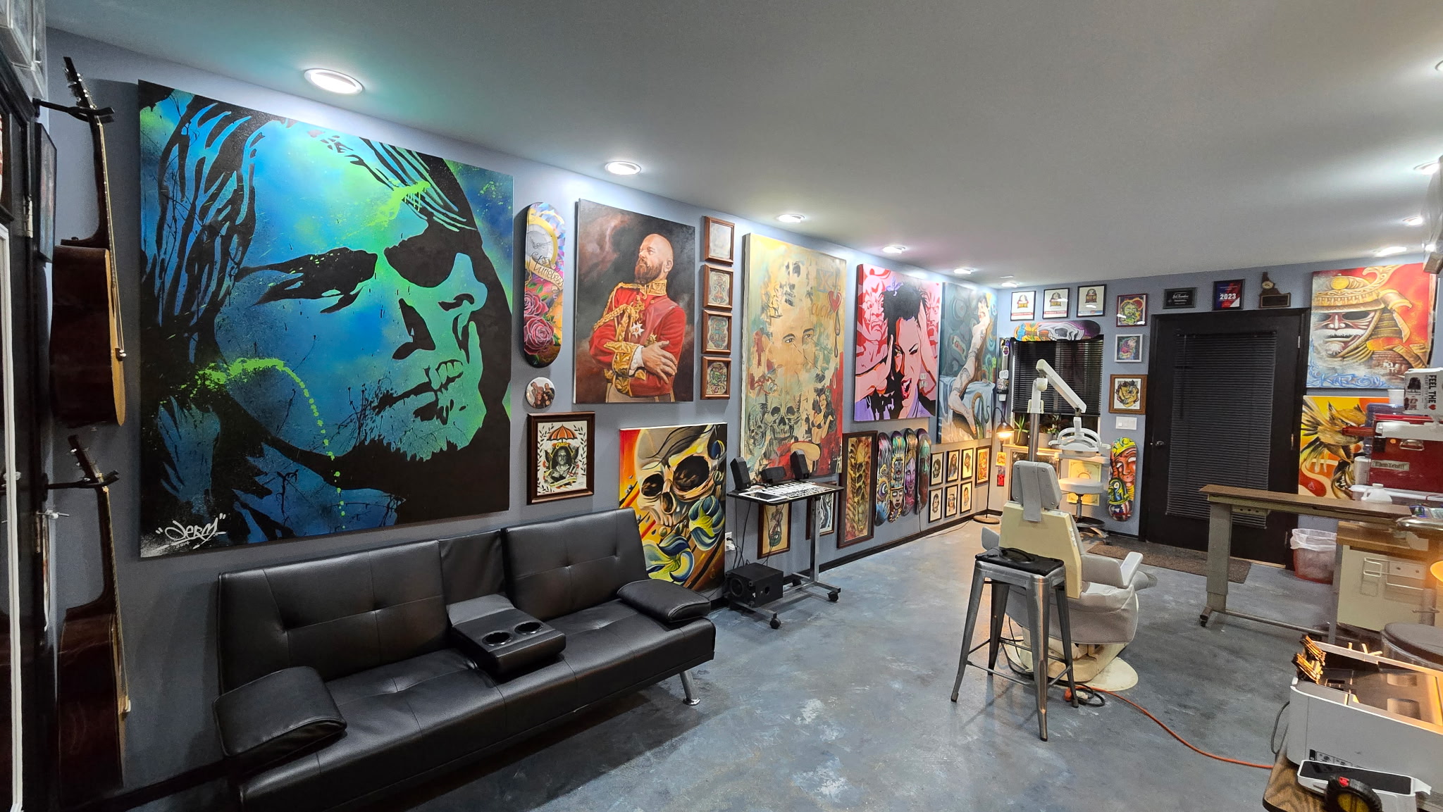 Inkworld Tattoo studio detail