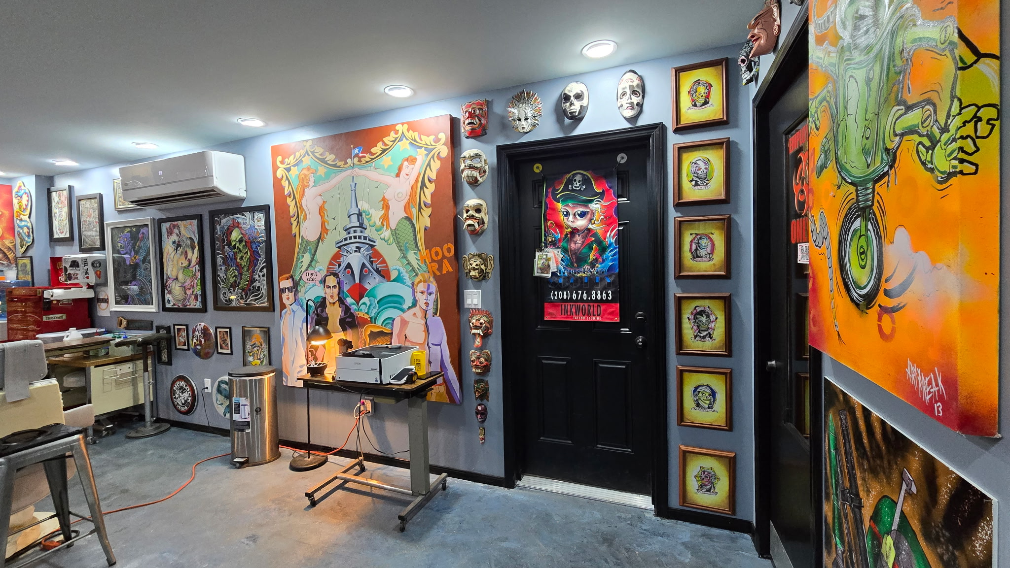 Private tattoo studio at Inkworld
